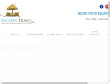 Tablet Screenshot of easyescapestravel.com